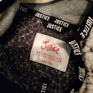 Girls size 12 justice fleece